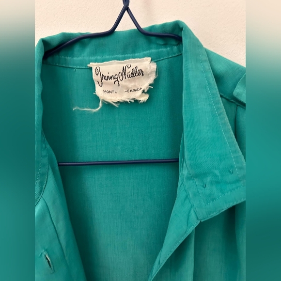 Vinted trench silky dress 1970 by IrvingNailler - Picture 3 of 5